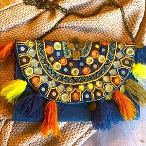 Boho clutch/ crossbody